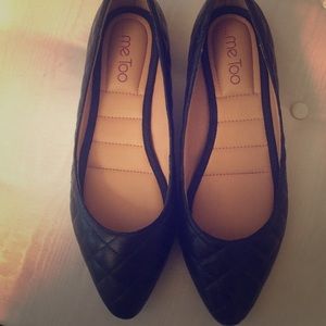 Me Too black flats